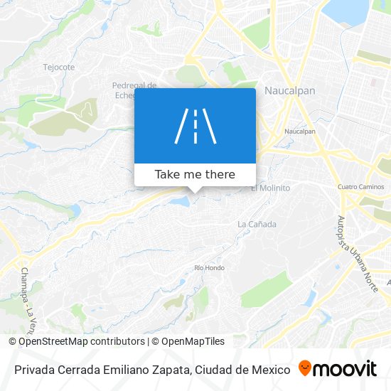 Mapa de Privada Cerrada Emiliano Zapata