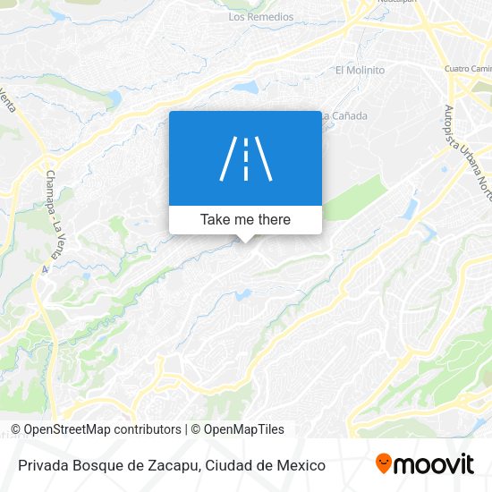 Mapa de Privada Bosque de Zacapu