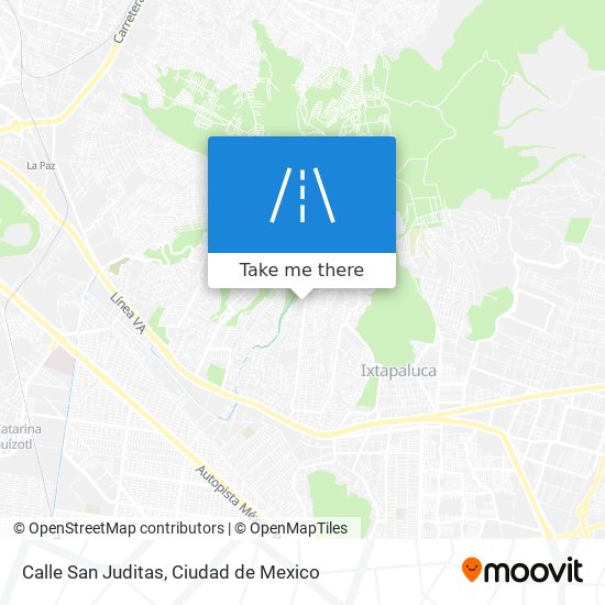 Calle San Juditas map