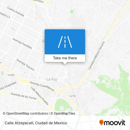 Mapa de Calle Atzayacatl
