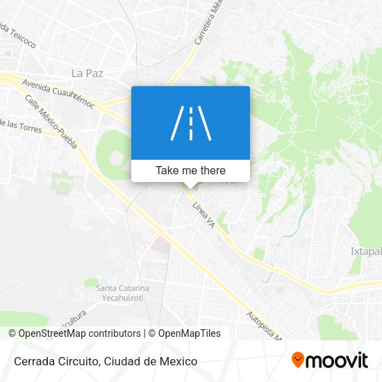 Cerrada Circuito map