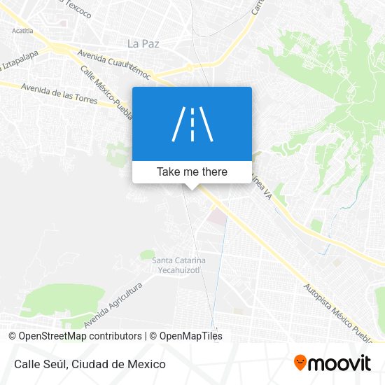 Calle Seúl map