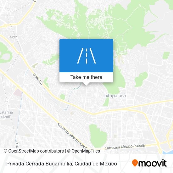 Mapa de Privada Cerrada Bugambilia