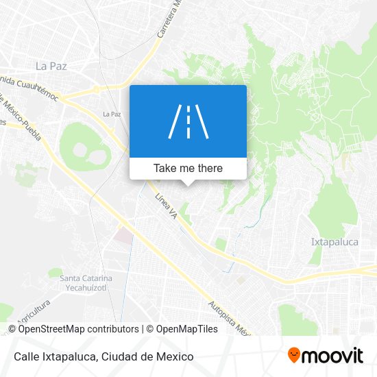 Calle Ixtapaluca map