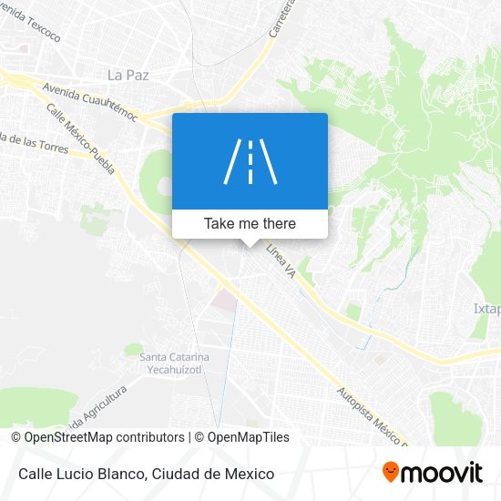 Mapa de Calle Lucio Blanco