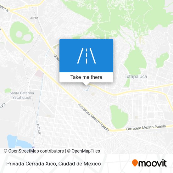 Privada Cerrada Xico map