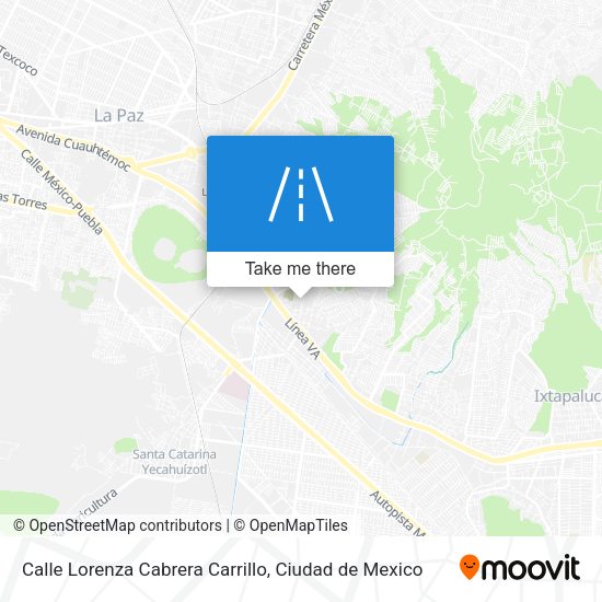 Mapa de Calle Lorenza Cabrera Carrillo