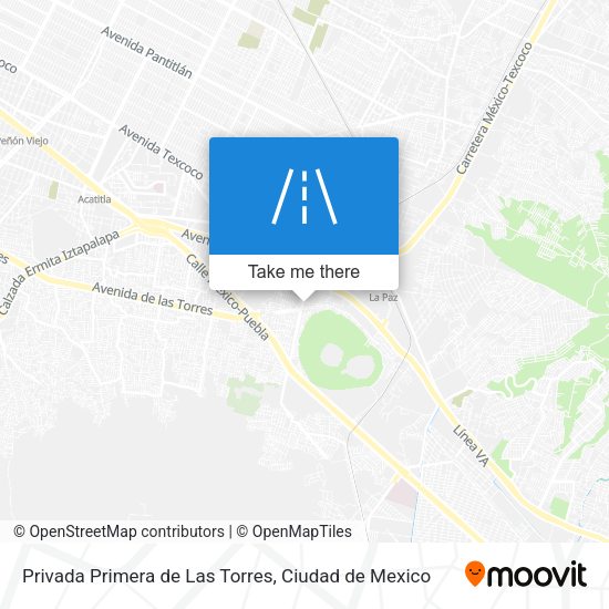 Mapa de Privada Primera de Las Torres