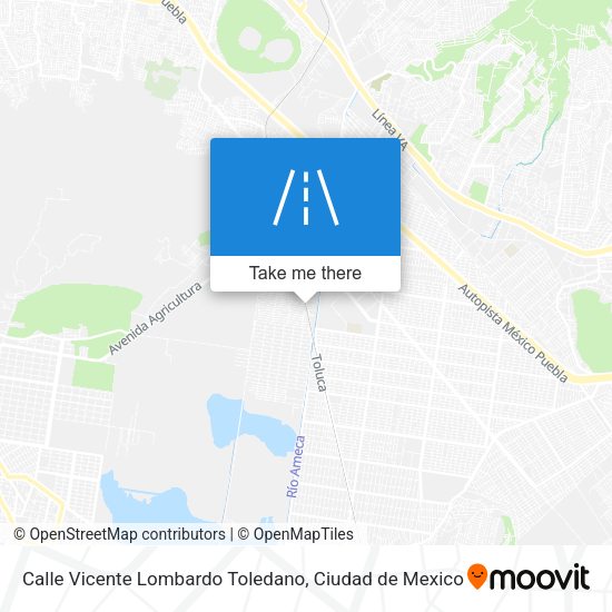 Calle Vicente Lombardo Toledano map