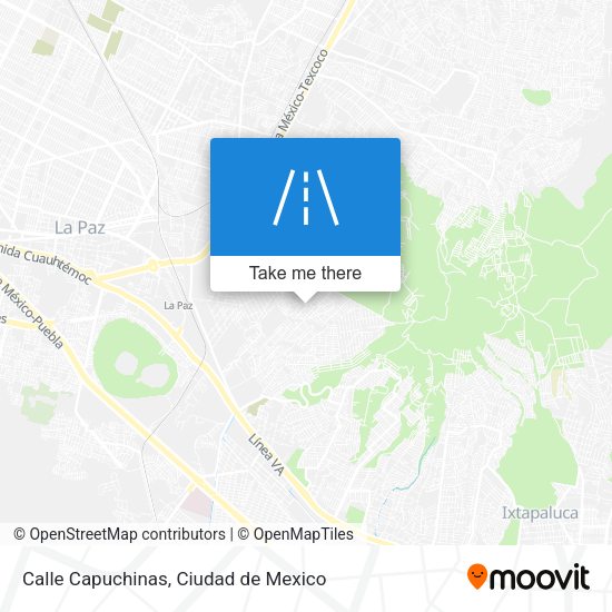 Calle Capuchinas map