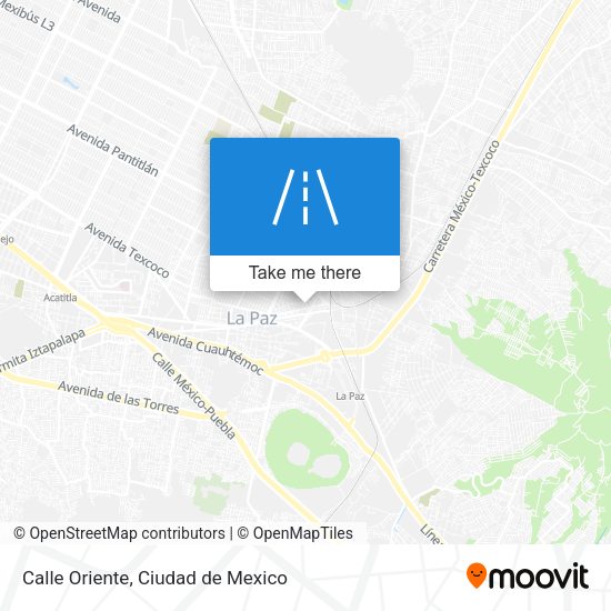 Calle Oriente map