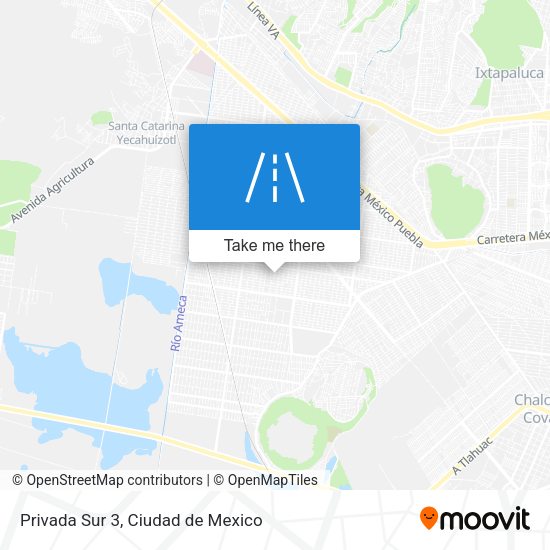 Privada Sur 3 map