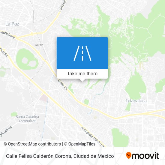 Calle Felisa Calderón Corona map