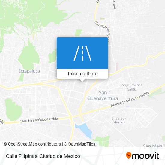 Calle Filipinas map