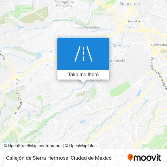 Callejón de Sierra Hermosa map
