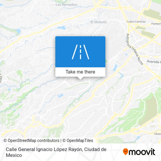 Mapa de Calle General Ignacio López Rayón