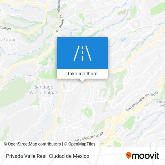 Mapa de Privada Valle Real