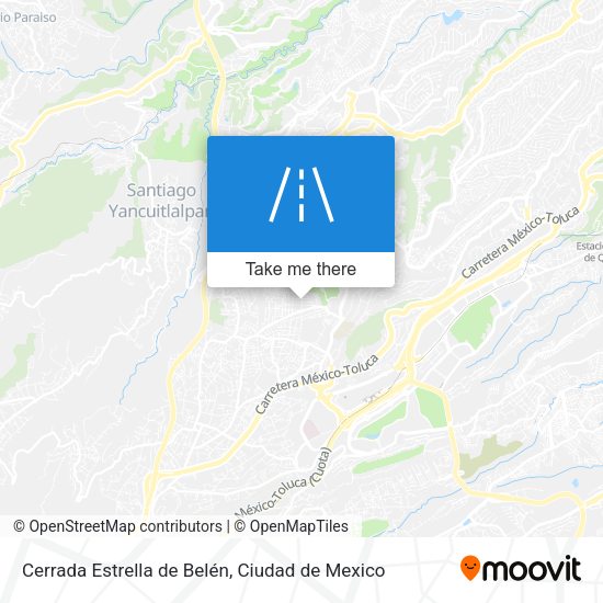 Mapa de Cerrada Estrella de Belén