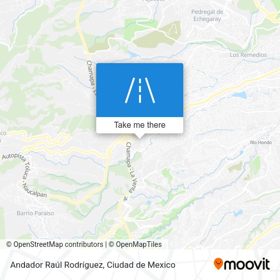 Andador Raúl Rodríguez map