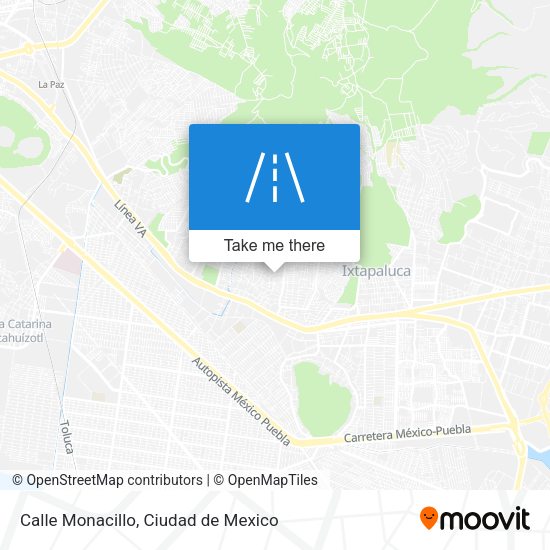 Mapa de Calle Monacillo