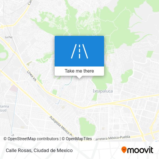 Mapa de Calle Rosas