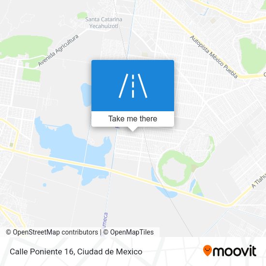 Calle Poniente 16 map