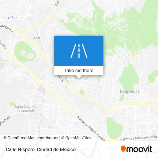 Calle Níspero map