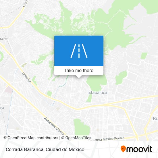 Cerrada Barranca map