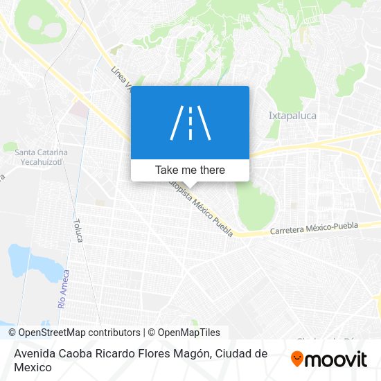 Avenida Caoba Ricardo Flores Magón map