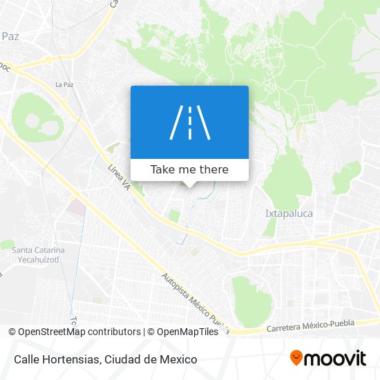 Calle Hortensias map