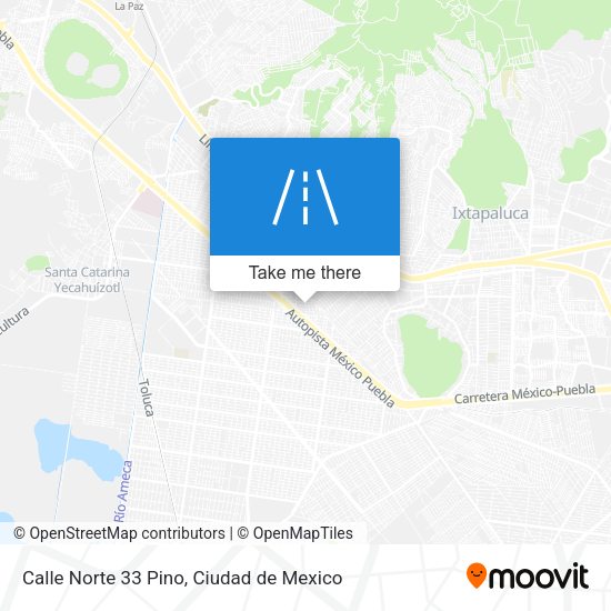Mapa de Calle Norte 33 Pino