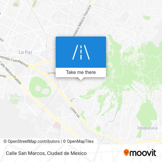 Calle San Marcos map