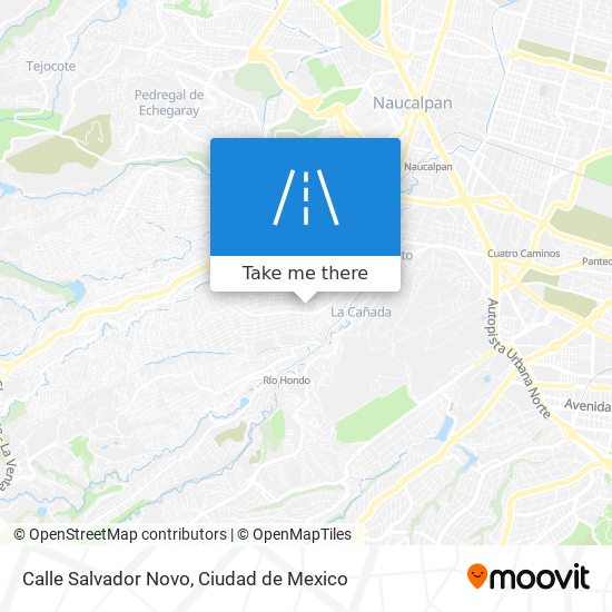 Mapa de Calle Salvador Novo