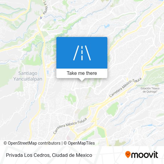 Mapa de Privada Los Cedros