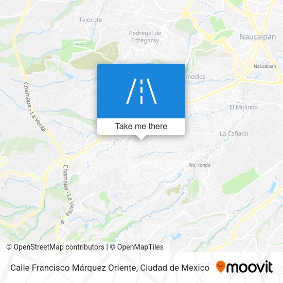 Calle Francisco Márquez Oriente map