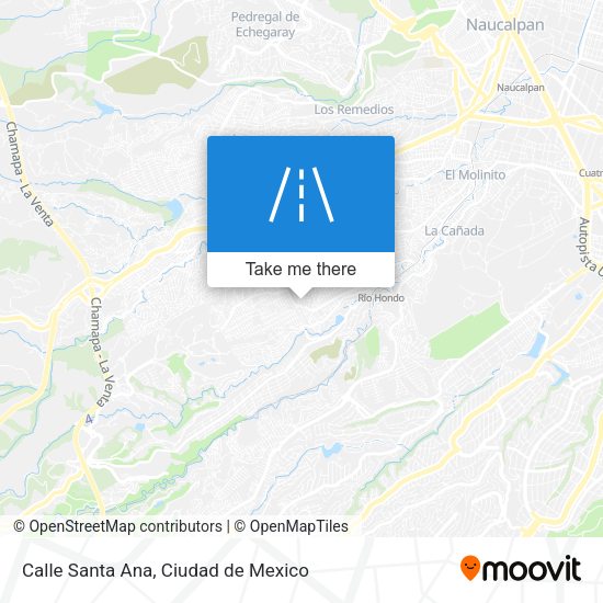 Mapa de Calle Santa Ana
