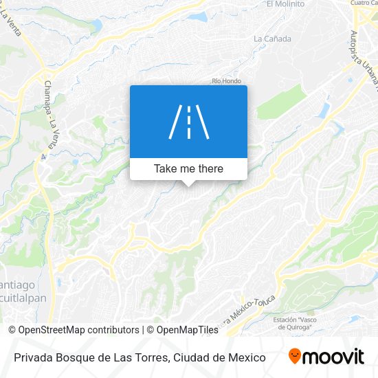Privada Bosque de Las Torres map