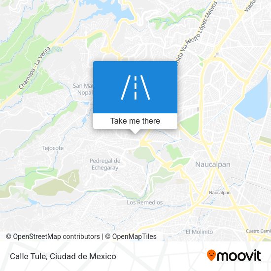Mapa de Calle Tule