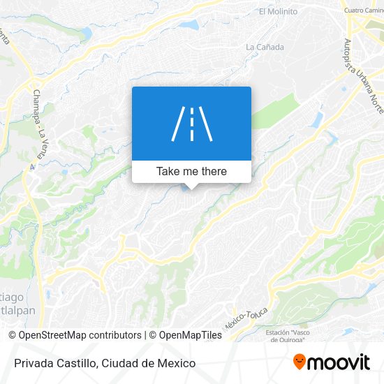 Privada Castillo map