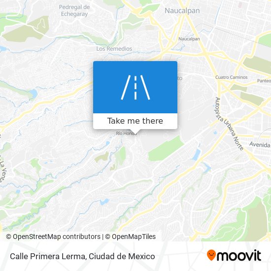 Mapa de Calle Primera Lerma