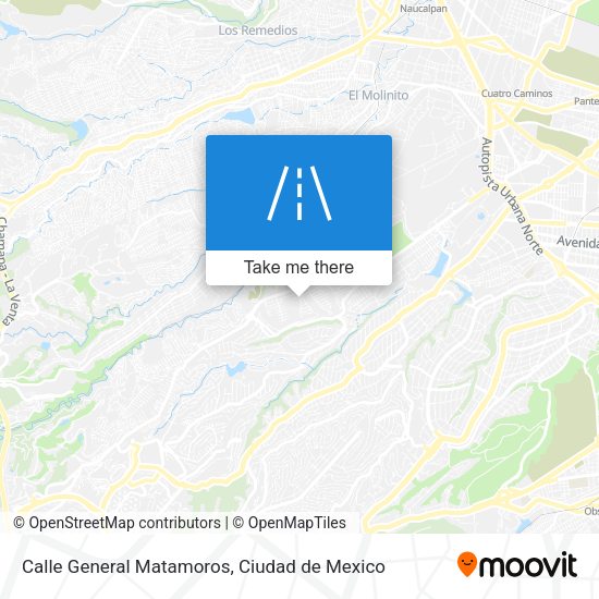 Mapa de Calle General Matamoros