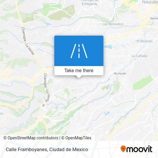 Calle Framboyanes map