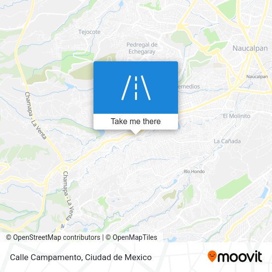 Calle Campamento map
