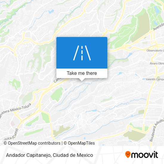 Andador Capitanejo map