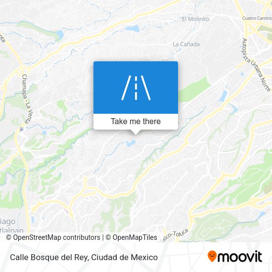 Calle Bosque del Rey map
