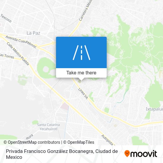 Mapa de Privada Francisco González Bocanegra