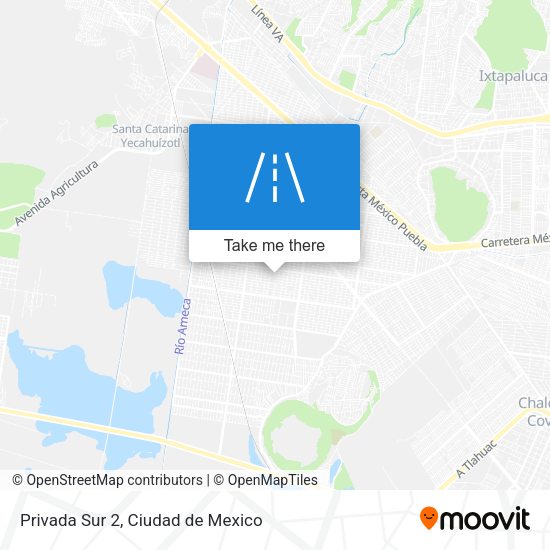 Mapa de Privada Sur 2