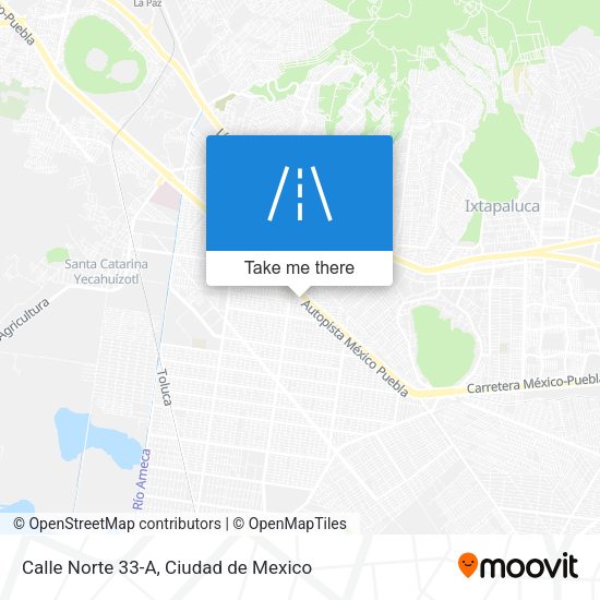 Calle Norte 33-A map