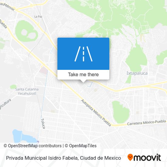 Mapa de Privada Municipal Isidro Fabela