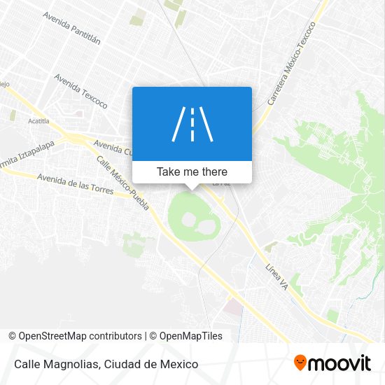 Mapa de Calle Magnolias